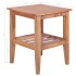Mesa de centro madera maciza de teca 40x40x50