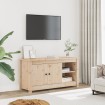 Mueble de TV de madera maciza de pino 103x36,5x52 cm