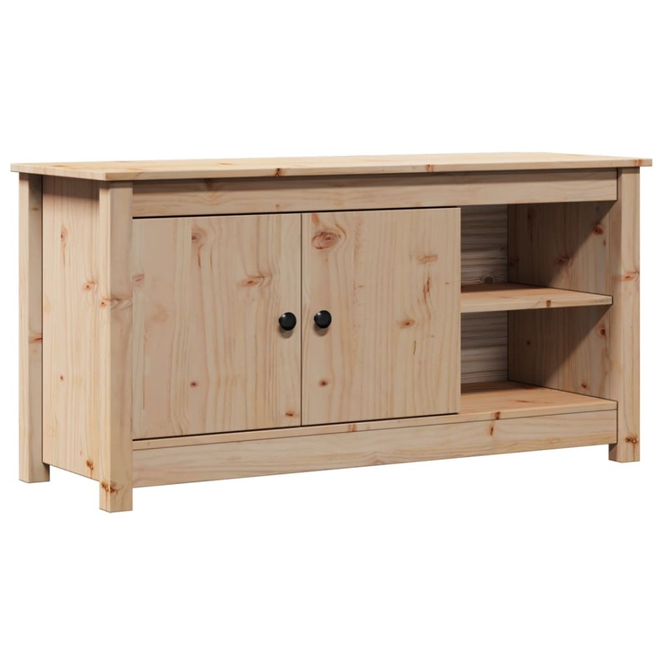 Mueble de TV de madera maciza de pino 103x36,5x52