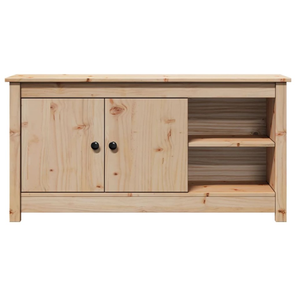 Mueble de TV de madera maciza de pino 103x36,5x52