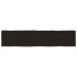 Tablero mesa madera tratada borde vivo marrón 180x40x(2-4)