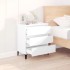 Aparador de madera contrachapada blanco 60x35x70