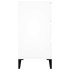 Aparador de madera contrachapada blanco 60x35x70