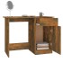 Escritorio madera contrachapada roble ahumado 100x50x76