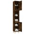 Armario de baño madera contrachapada roble ahumado 30x30x190