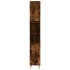 Armario de baño madera contrachapada roble ahumado 30x30x190