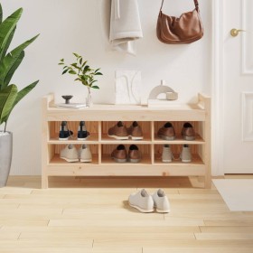 Banco de recibidor madera maciza de pino 110x40x60