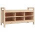 Banco de recibidor madera maciza de pino 110x40x60