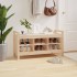 Banco de recibidor madera maciza de pino 110x40x60