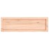 Estante de pared madera maciza roble sin tratar 100x30x(2-6)