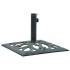 Base de sombrilla de hierro fundido verde 12 kg 49