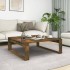 Mesa de centro madera de ingeniería roble ahumado 100x100x35