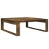 Mesa de centro madera de ingeniería roble ahumado 100x100x35