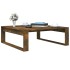 Mesa de centro madera de ingeniería roble ahumado 100x100x35