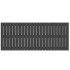 Cabecero de cama de pared madera maciza pino gris 147x3x60