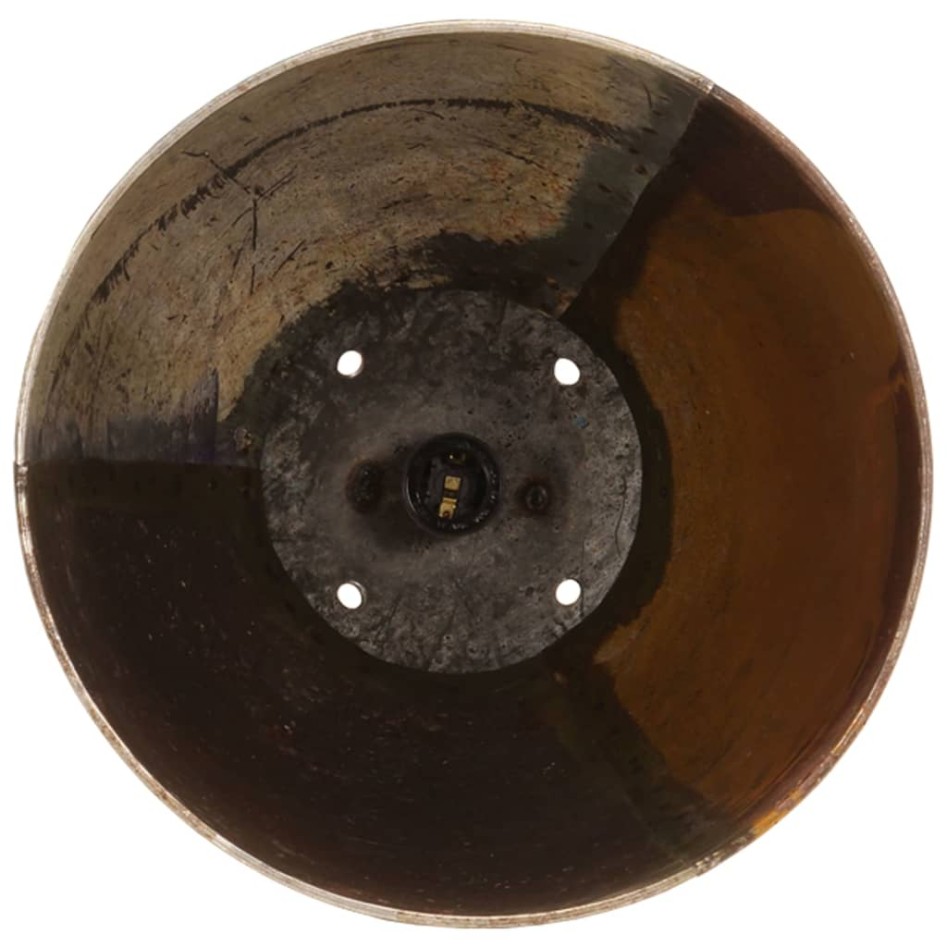 Lámpara colgante industrial redonda multicolor E27 25 W 32