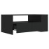 Mesa de centro madera de ingeniería negra 102x55x42