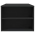 Mesa de centro madera de ingeniería negra 102x55x42