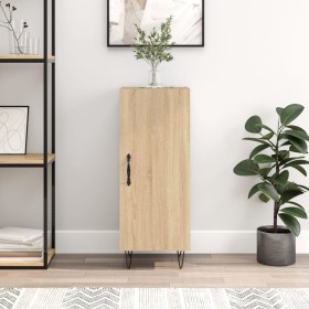 Aparador madera contrachapada color roble Sonoma 34,5x34x90