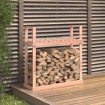 Leñero de madera maciza de Douglas 110x35x108,5 cm