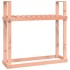 Leñero de madera maciza de Douglas 110x35x108,5