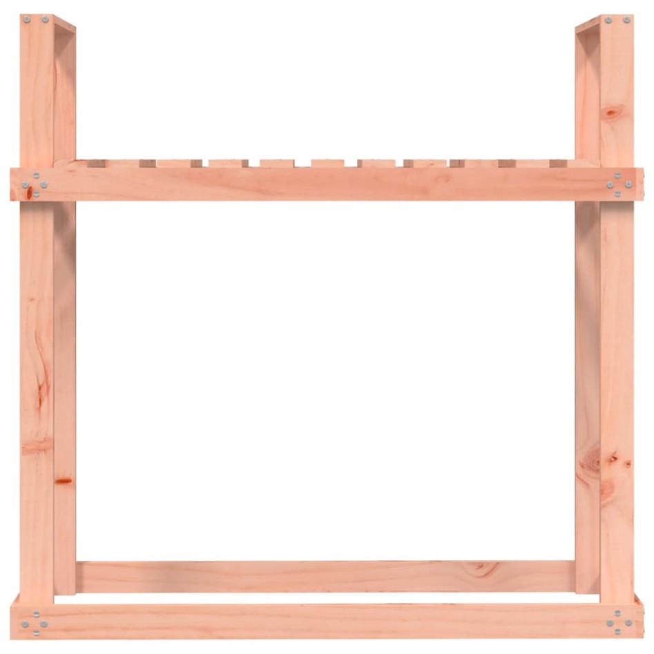 Leñero de madera maciza de Douglas 110x35x108,5