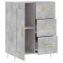 Aparador de madera de ingeniería gris hormigón 69,5x34x90
