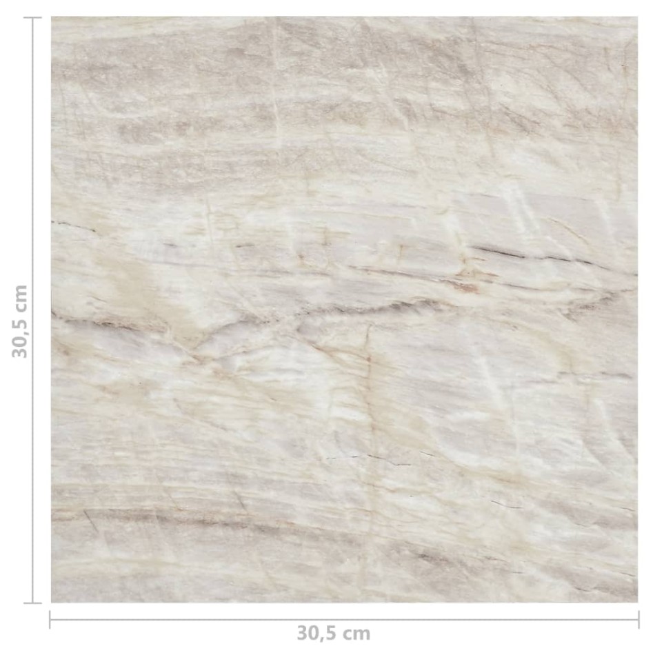 Lamas para suelo autoadhesivas 55 uds PVC beige 5,11