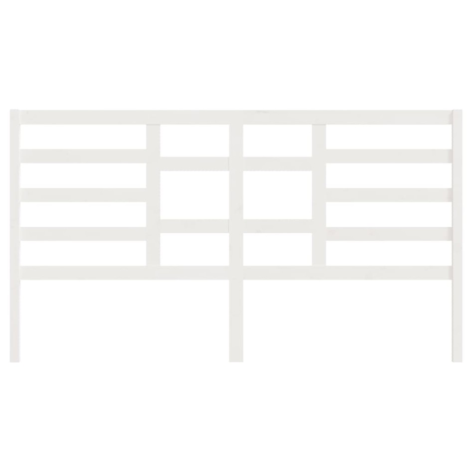 Cabecero de cama madera maciza de pino blanco 186x4x104