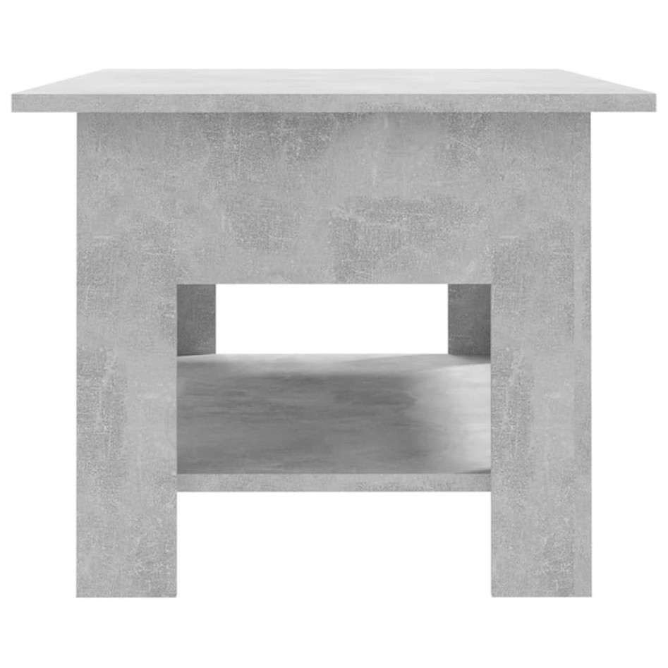Mesa de centro madera de ingeniería gris hormigón 102x55x42