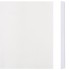 Panel de valla de PVC blanco 70x0,19