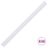 Panel de valla de PVC blanco 70x0,19