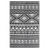 Alfombra de exterior ARAKIL negra 190x290 cm