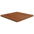 Tablero de mesa cuadrada madera roble marrón oscuro