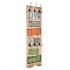 Perchero de pared LIVE LIFE con 6 ganchos 120x40