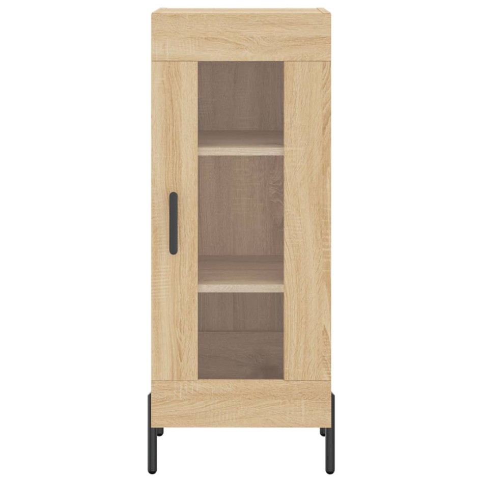 Aparador madera contrachapada color roble Sonoma 34,5x34x90