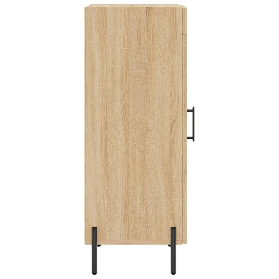 Aparador madera contrachapada color roble Sonoma 34,5x34x90