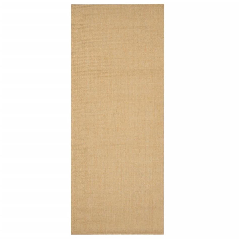 Alfombra de sisal natural 80x200