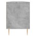 Mueble de TV madera contrachapada gris hormigón 150x30x44,5