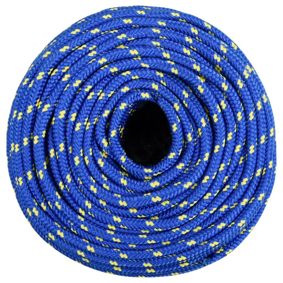 Cuerda de barco polipropileno azul 8 mm 250