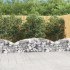 Cesta de gaviones forma arco hierro galvanizado 200x30x40/60