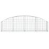 Cesta de gaviones forma arco hierro galvanizado 200x30x40/60