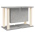 Rascador para gatos con postes de sisal gris claro 190