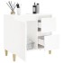 Armario de baño madera contrachapada blanco 65x33x60