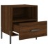 Mesita noche 2 uds madera ingeniería marrón roble 40x35x47,5
