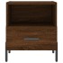 Mesita noche 2 uds madera ingeniería marrón roble 40x35x47,5