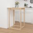 Mesa alta de bar de madera maciza de pino 80x80x110