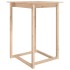 Mesa alta de bar de madera maciza de pino 80x80x110