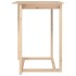Mesa alta de bar de madera maciza de pino 80x80x110