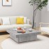 Mesa de centro madera contrachapada gris Sonoma 90x90x28